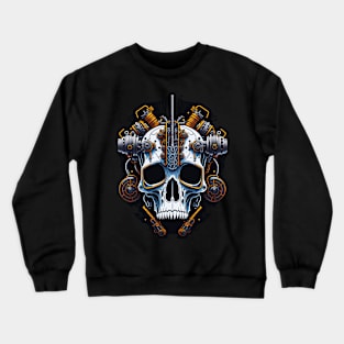 Mecha Skull S03 D01 Crewneck Sweatshirt